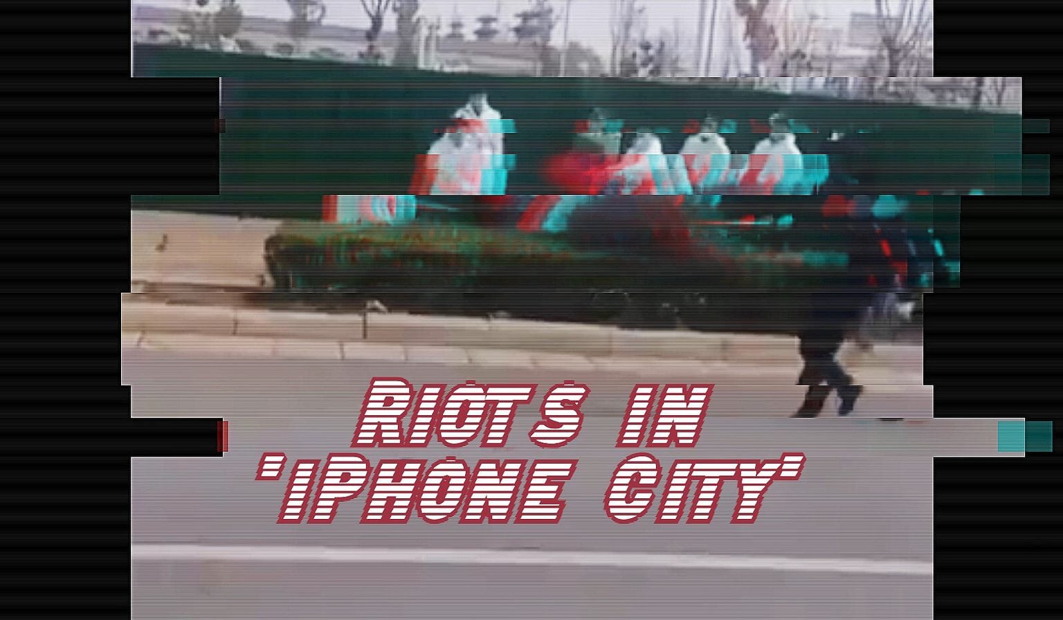 Protesters and police clashed Tuesday and Wednesday at Foxconn's plant in Zhengzhou, China