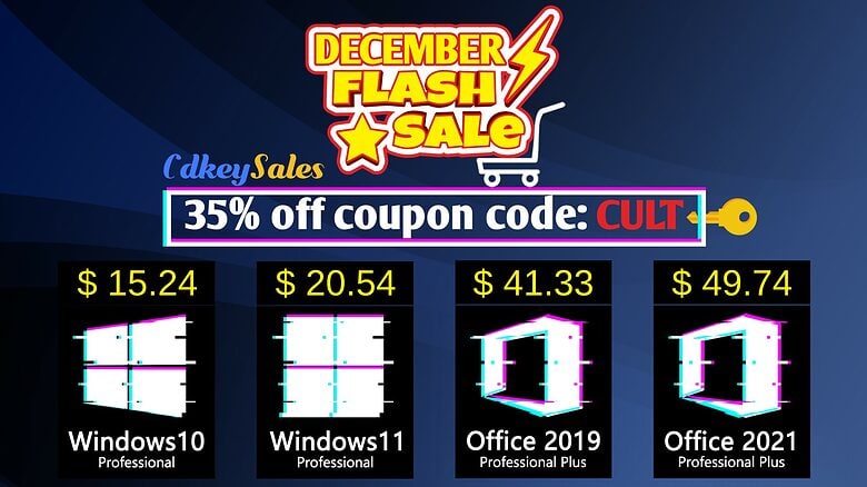 If you'd like to save money on genuine Microsoft software, head to CdkeySales.com using the links above. And don't forget to enter promo code CULT to get extra savings.