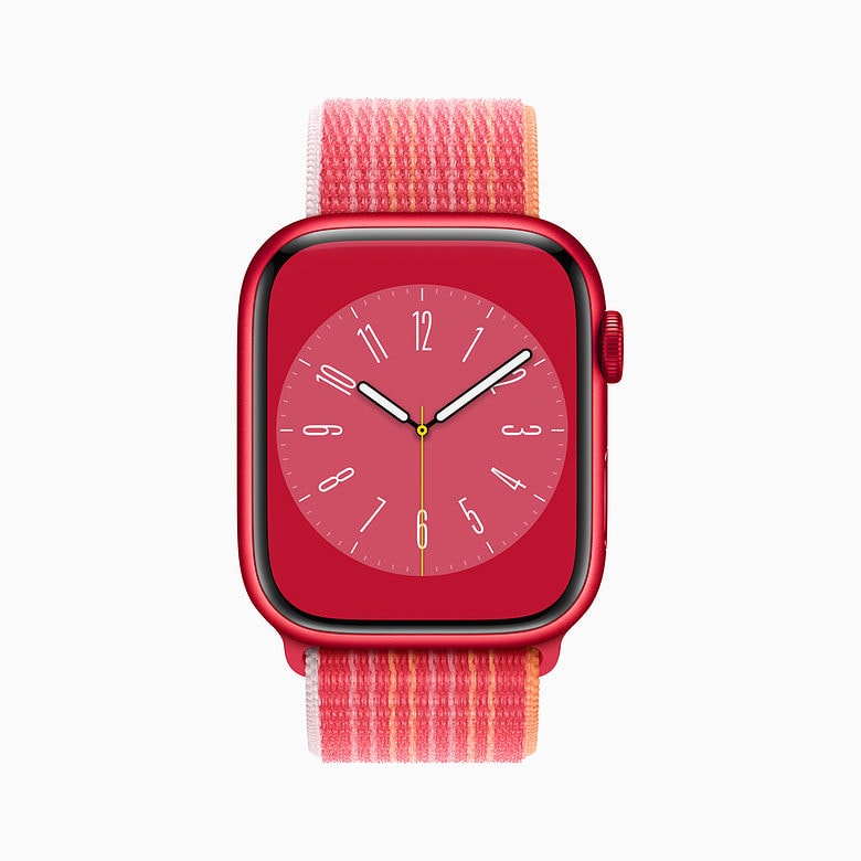 You can download and share seven red Apple Watch faces. 