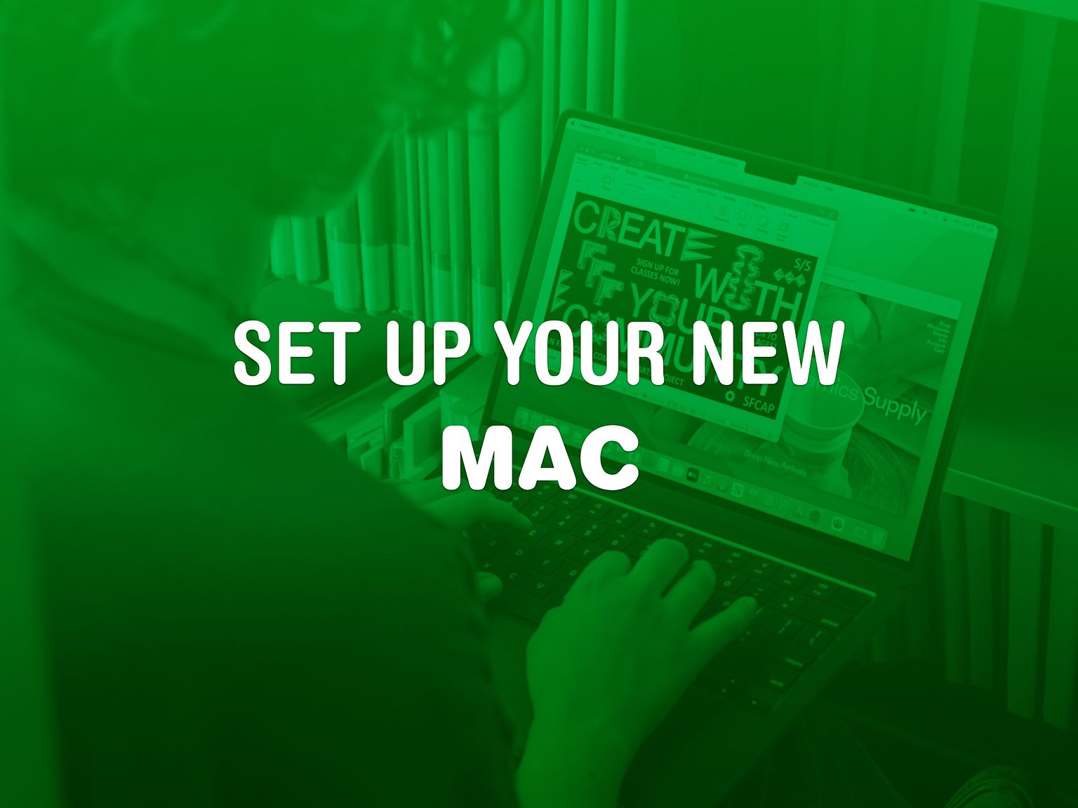 Set Up Your New Mac: Moving to a new Mac is fast — we’ll get your Mac on track in no time.