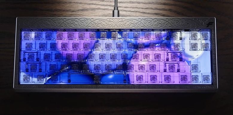 It appears to be both a mechanical keyboard and a Festival of Lights. 