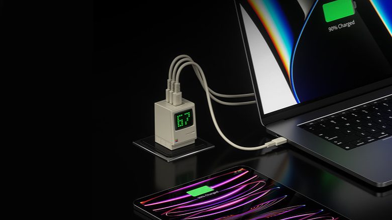 Get nostalgic with powerful wall charger shaped like tiny Macintosh