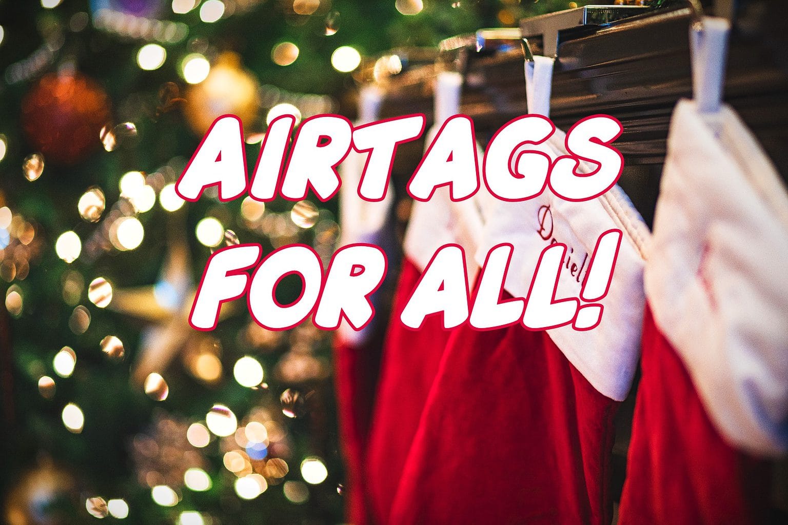 AirTag ultimate Apple stocking stuffer: Looking for a last-minute gift for the Apple fan in your life? You can't go wrong with AirTags.