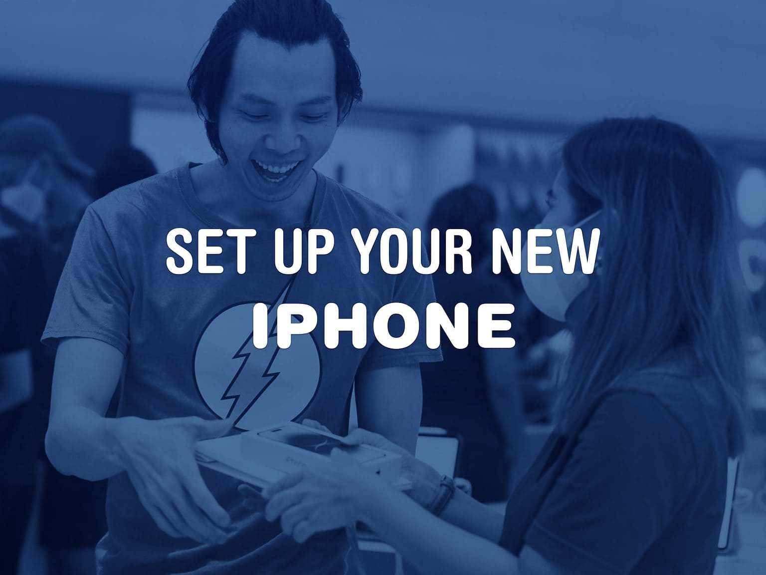 Set Up Your New iPhone: We can get your new iPhone set up easily — no need to phone it in.