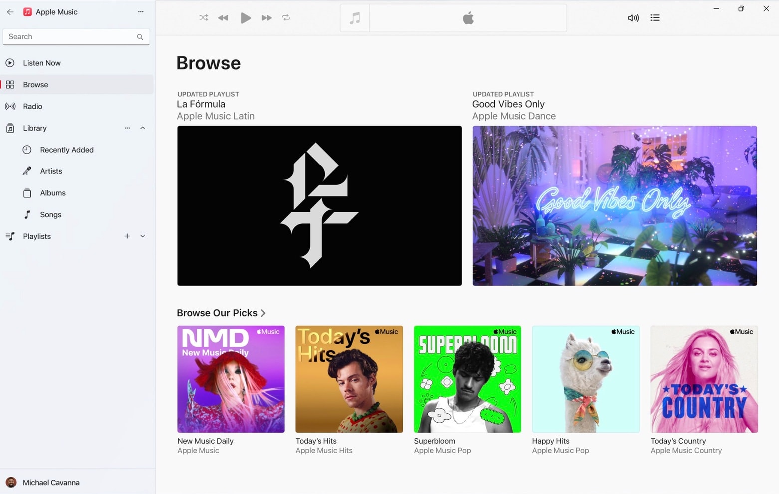 Apple Music and Apple TV apps launch for Windows 11