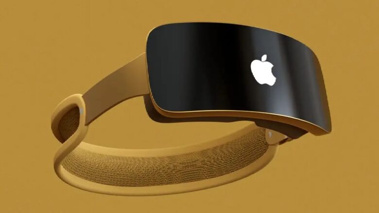 Apple VR/AR headset concept created by Ahmed Chenni.