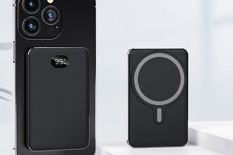 This convenient magnetic iPhone charger can go anywhere you go and keep your phone powered up.