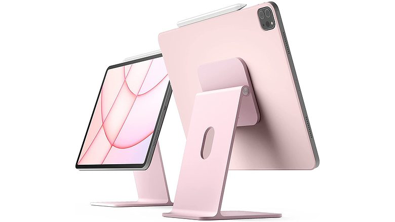 Elago Magnetic Stand for iPads in sand pink