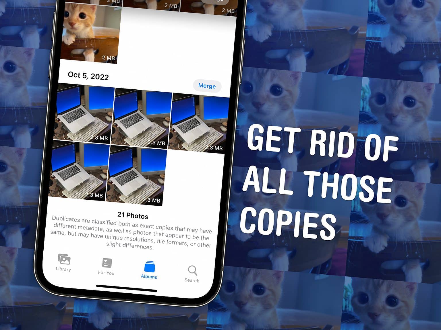 Get rid of all those copies