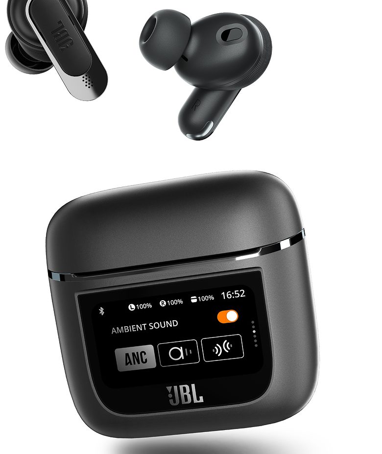 If you bring the charging case with you, you can control the buds without having to use the app on your smartphone.