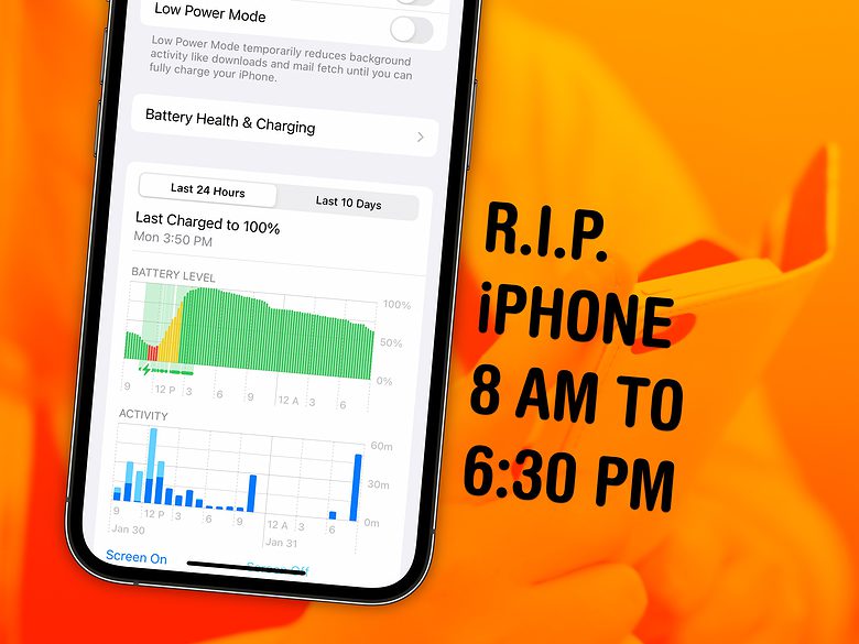 R.I.P. iPhone, 8 AM to 6:30 PM