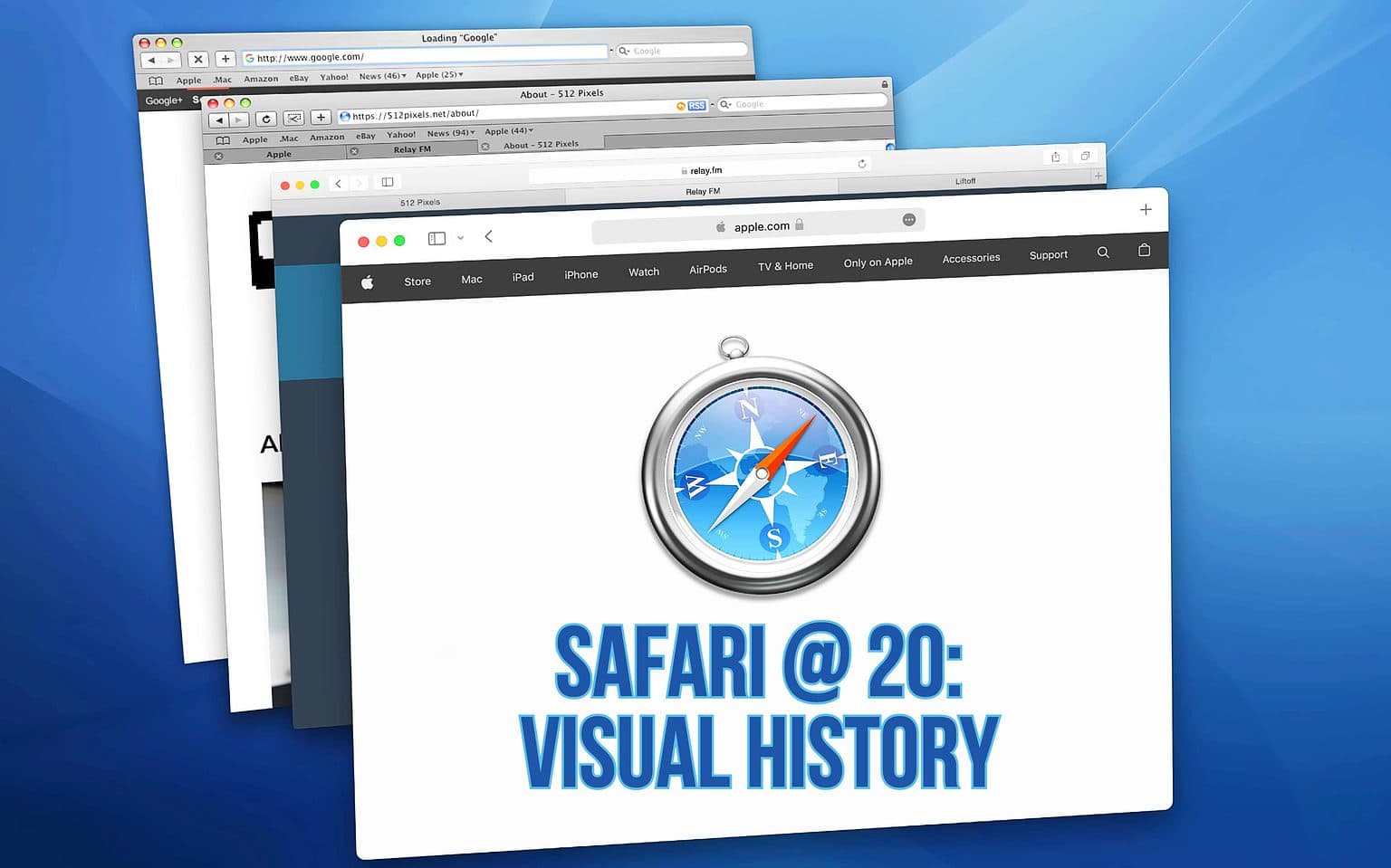 Safari @ 20: Visual history.