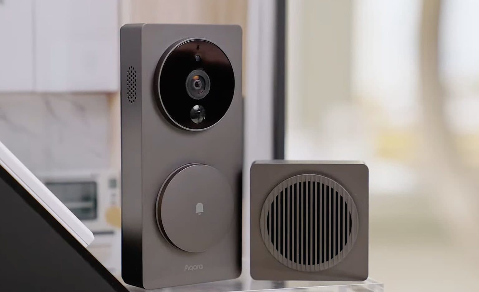 With AI onboard, the new Aqara G4 Video Doorbell can recognize people.