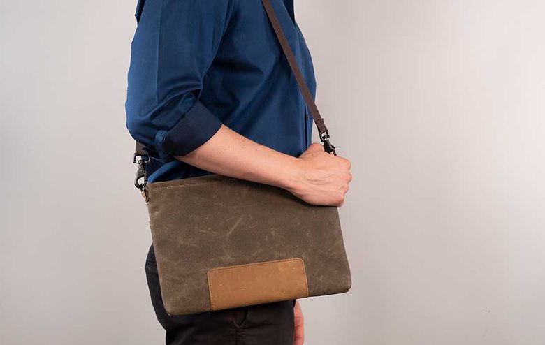 You can buy a shoulder strip for the new sleeve or provide your own.