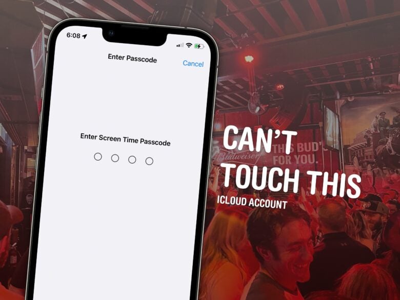 Can’t touch this (iCloud account)