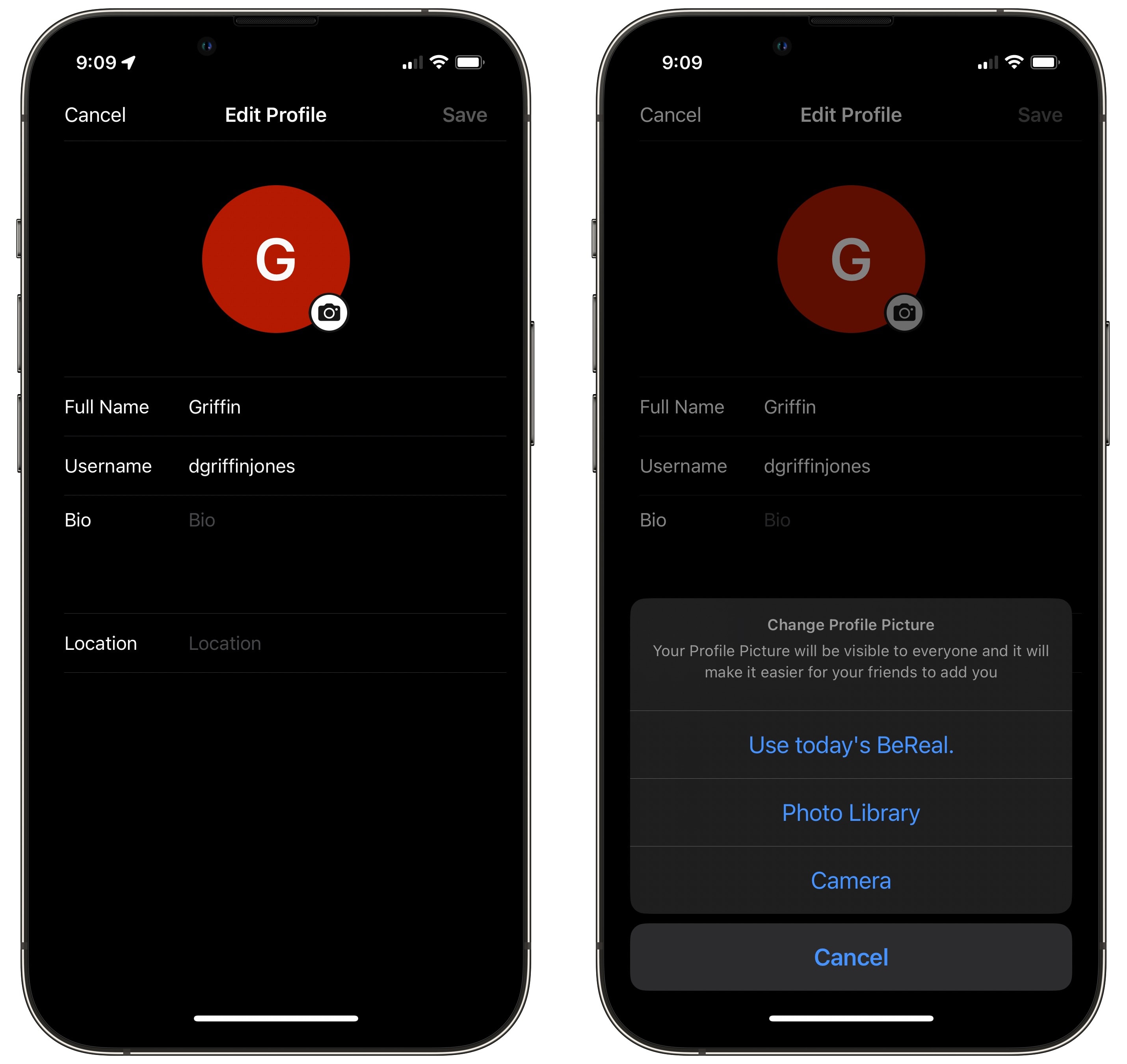 Creating BeReal Profile Creating BeReal profile