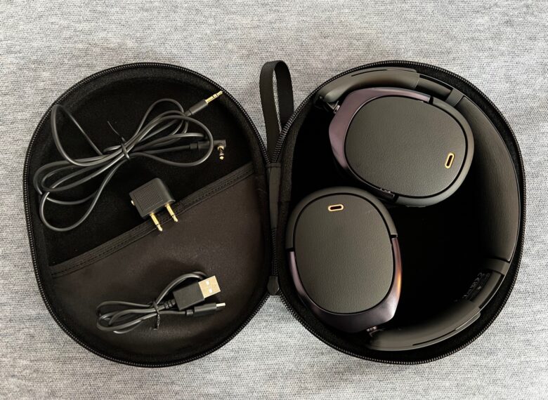 Edifier WH950NB 2 in case-2 You can get an audio cable with an alternative two-prong jack so you can enjoy some very high quality wired listening.