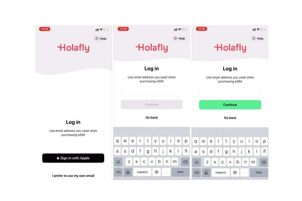 It's easy to get started with the Holafly eSIM App for iPhone. 