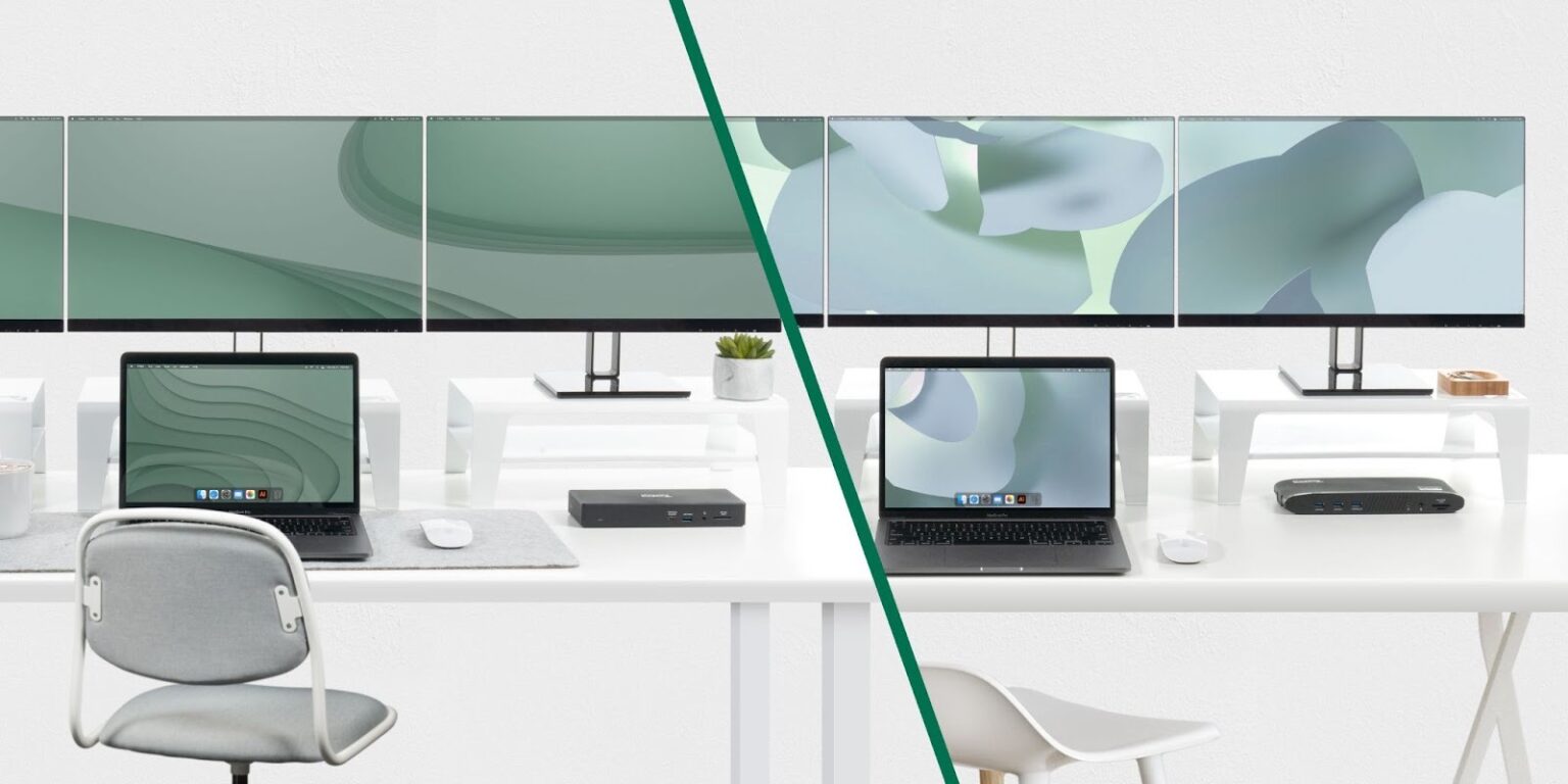 Connect 3 displays to any Mac with these new docking stations