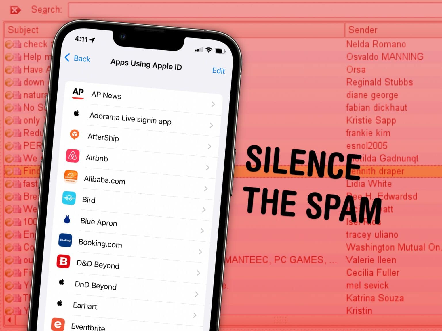 Silence the spam