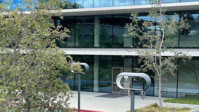 The Exploratory Design Group works at Tantau 9, this building on the Apple campus.