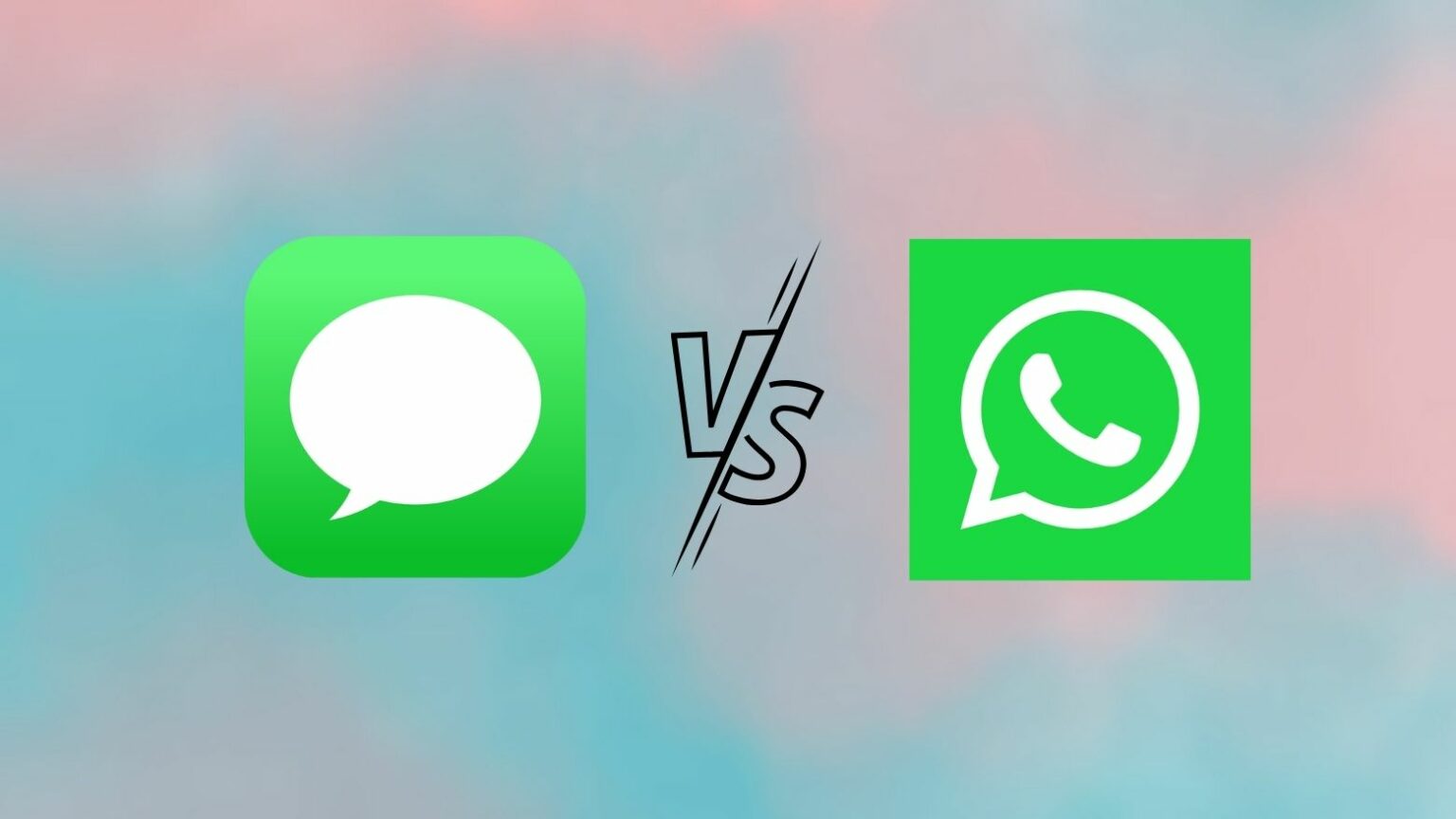 iMessage vs. WhatsApp comparison
