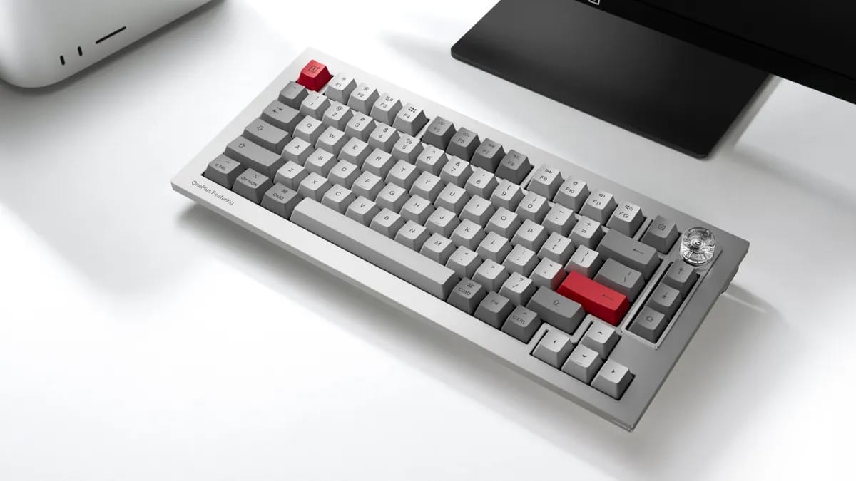 It's designed in collaboration with keyboard maker Keychron, and it looks it.