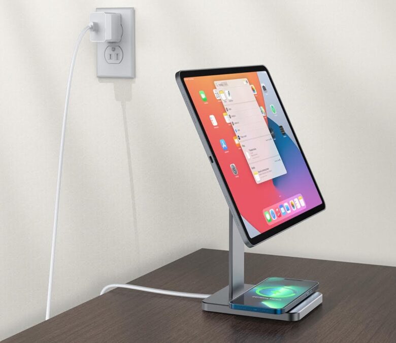 Not just a stand, but a wireless charging station too