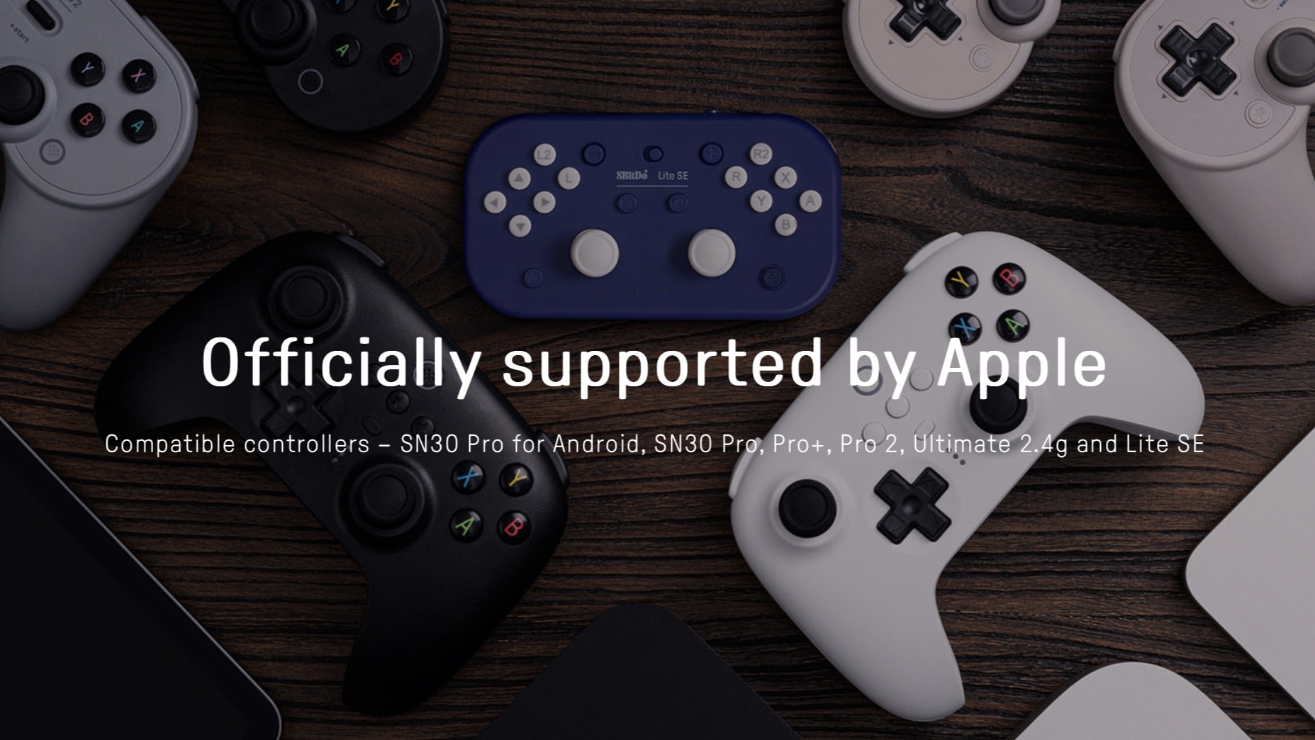 Cool 8BitDo game controllers now support Apple devices