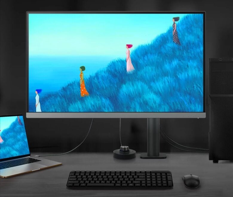 The PD2706UA is the newest of the three 4K monitors that come with the Ergo Arm.