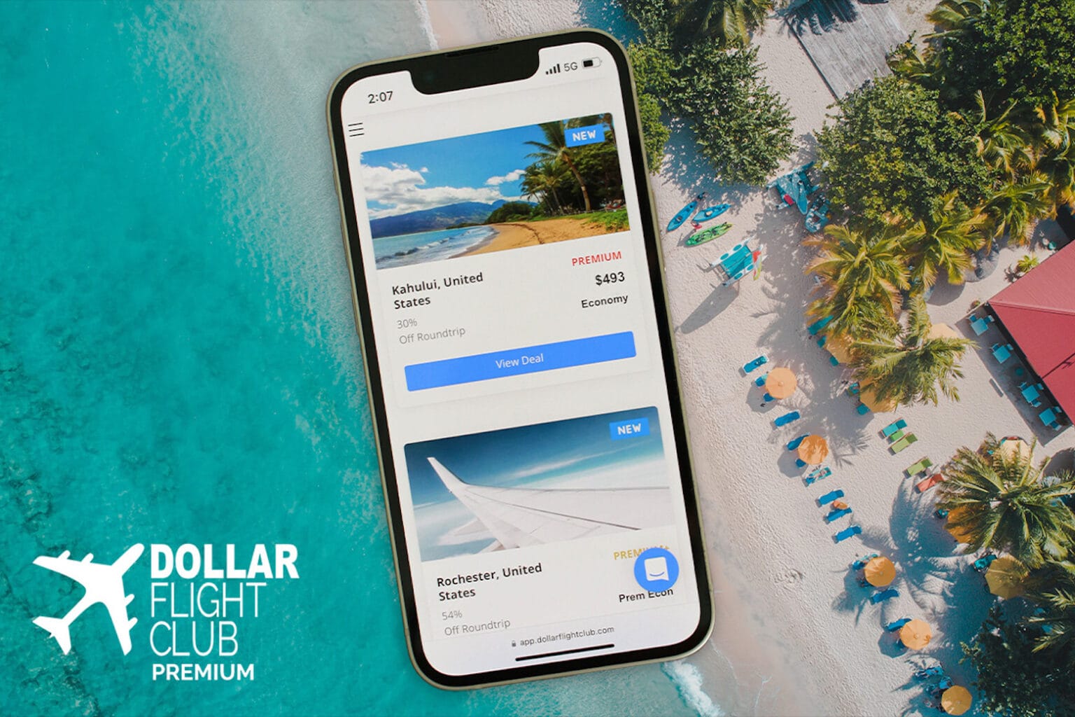 Grab a Dollar Flight Club membership for less than $50 to save on airfare.
