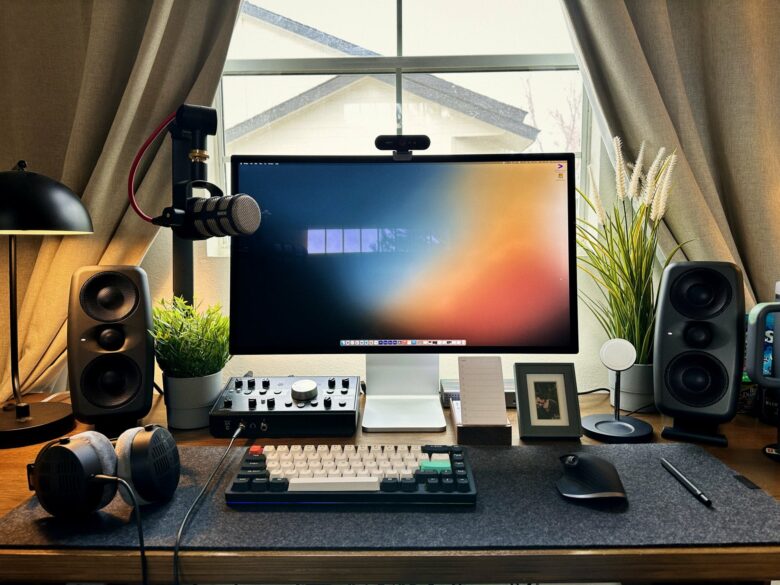 The nearly maxed-out M1 MacBook Pro is on a shelf out of frame.