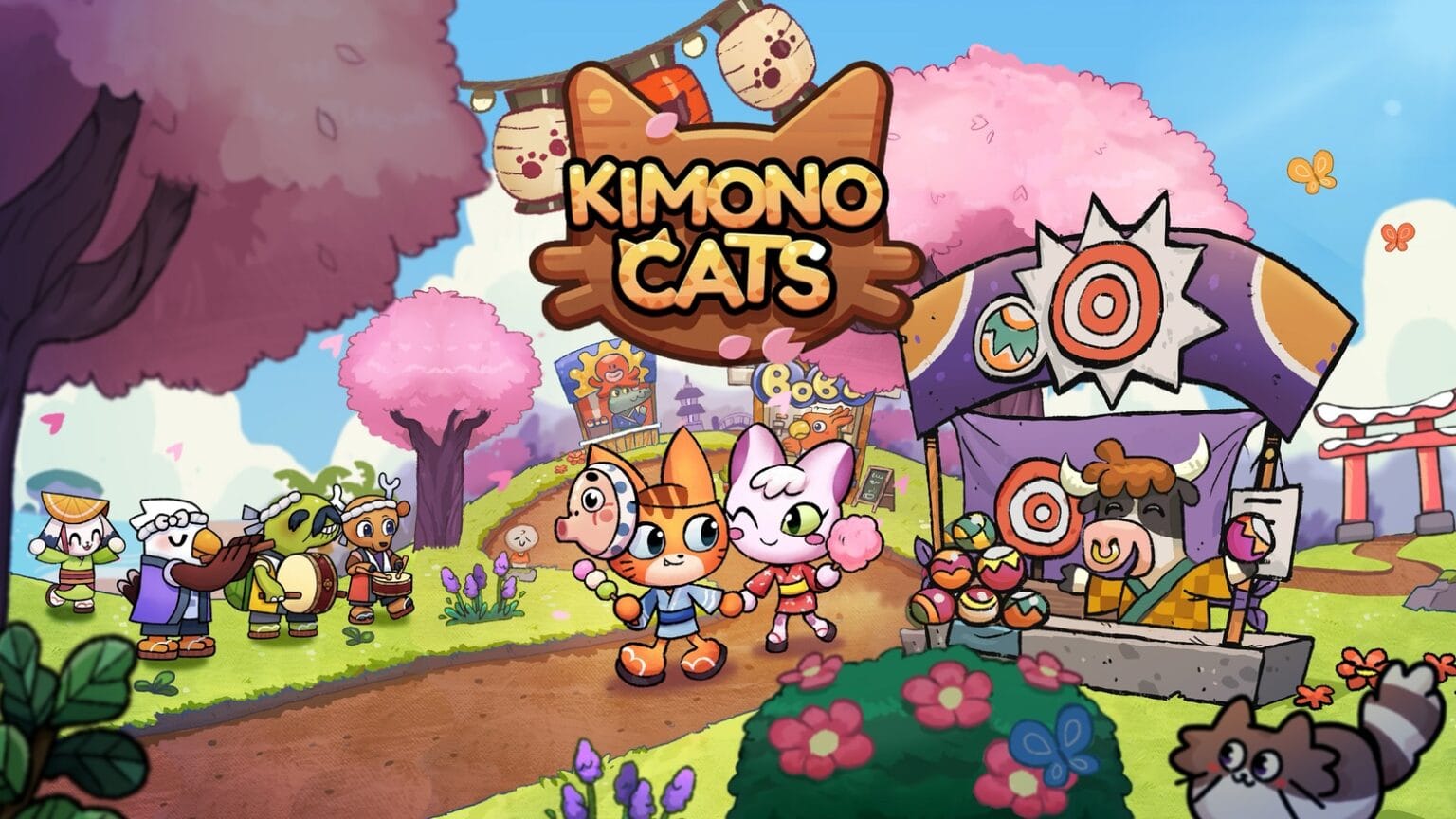 Enjoy some light, charming fun with 'Kimono Cats'
