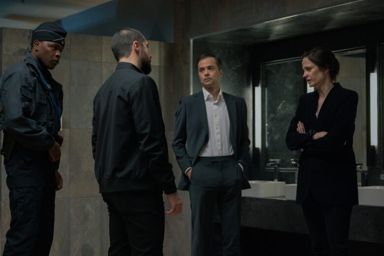 Connor Mills, Nikolai Kinski and Eva Green in "Liaison," now streaming on Apple TV+.