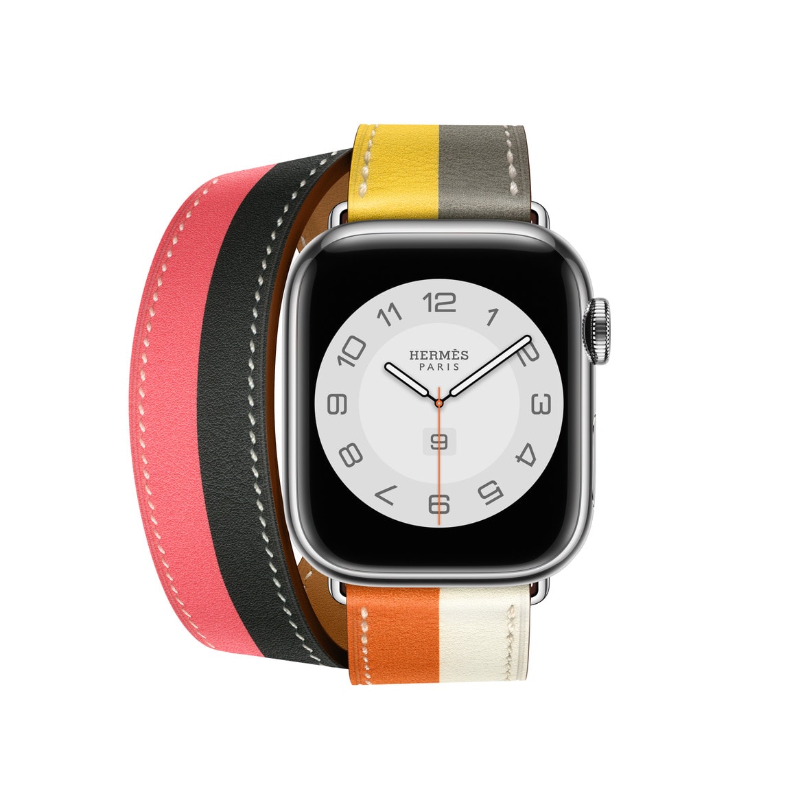 The new Hermes Casaque line of Apple Watch bands is inspired by 