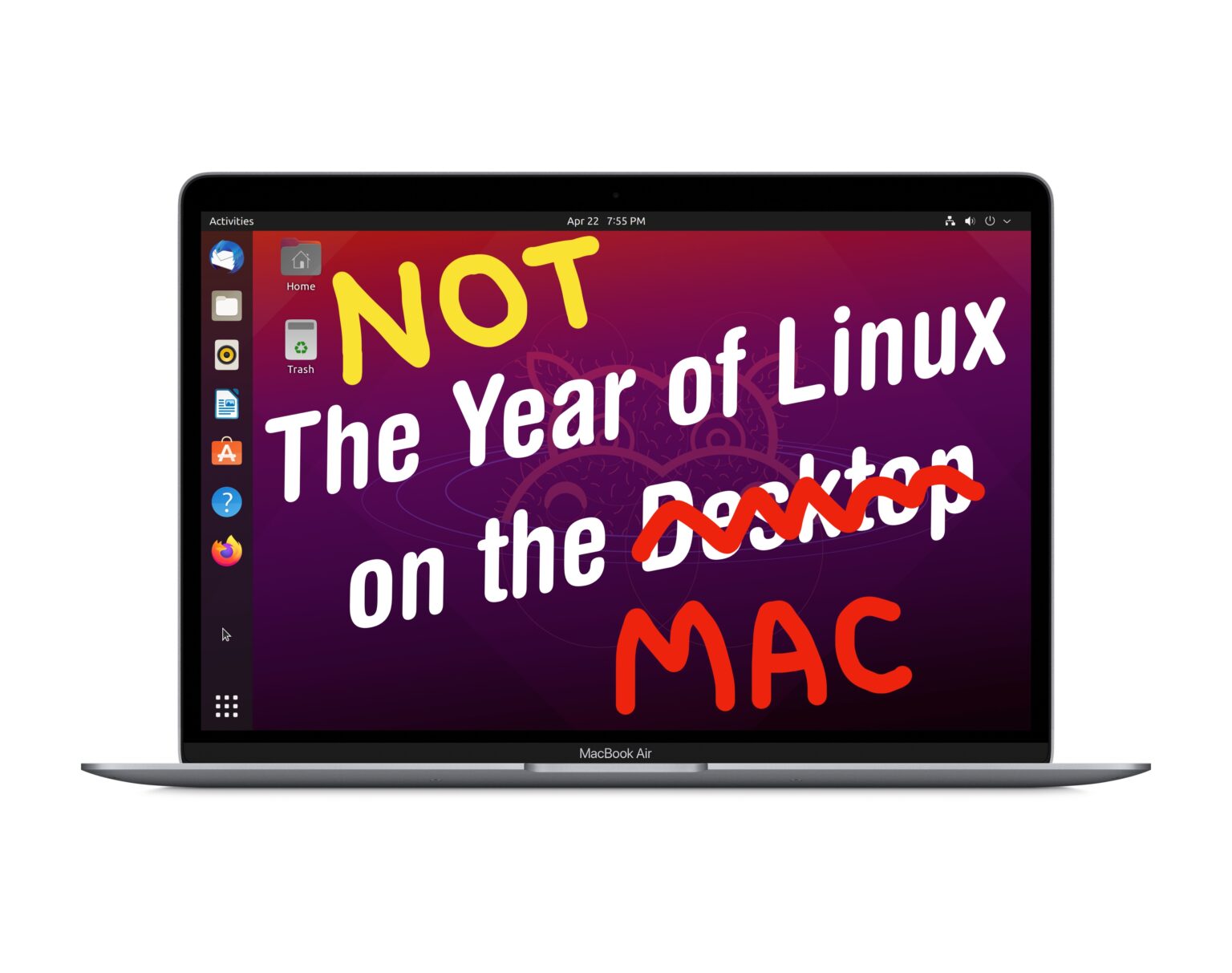 NOT the year of Linux on the Mac.