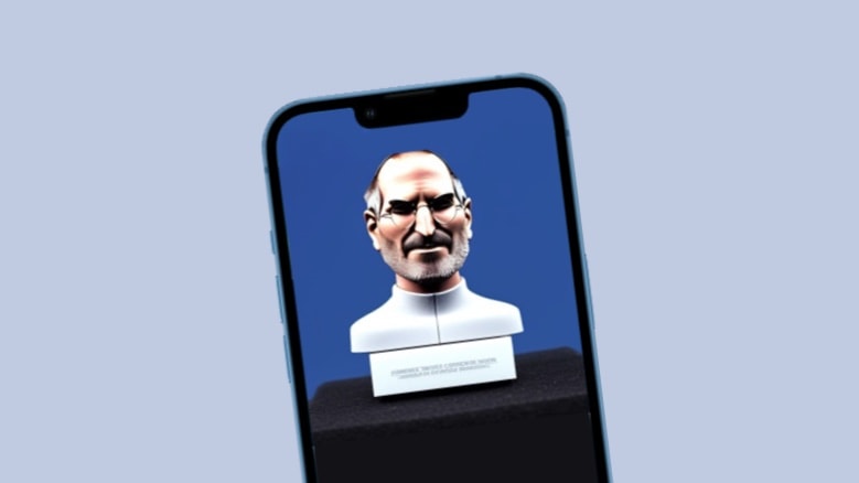Steve Jobs returns for grave as a chatty AI
