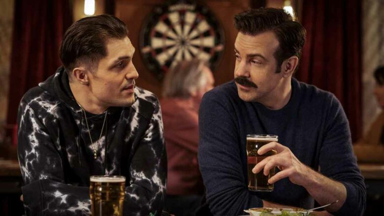 You and your mates can share pints and play darts, but don't expect to meet Coach Lasso or his players.