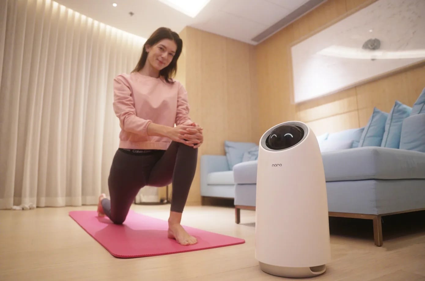 The little bot will tell you how clean the air in your space is, and clean it for you.