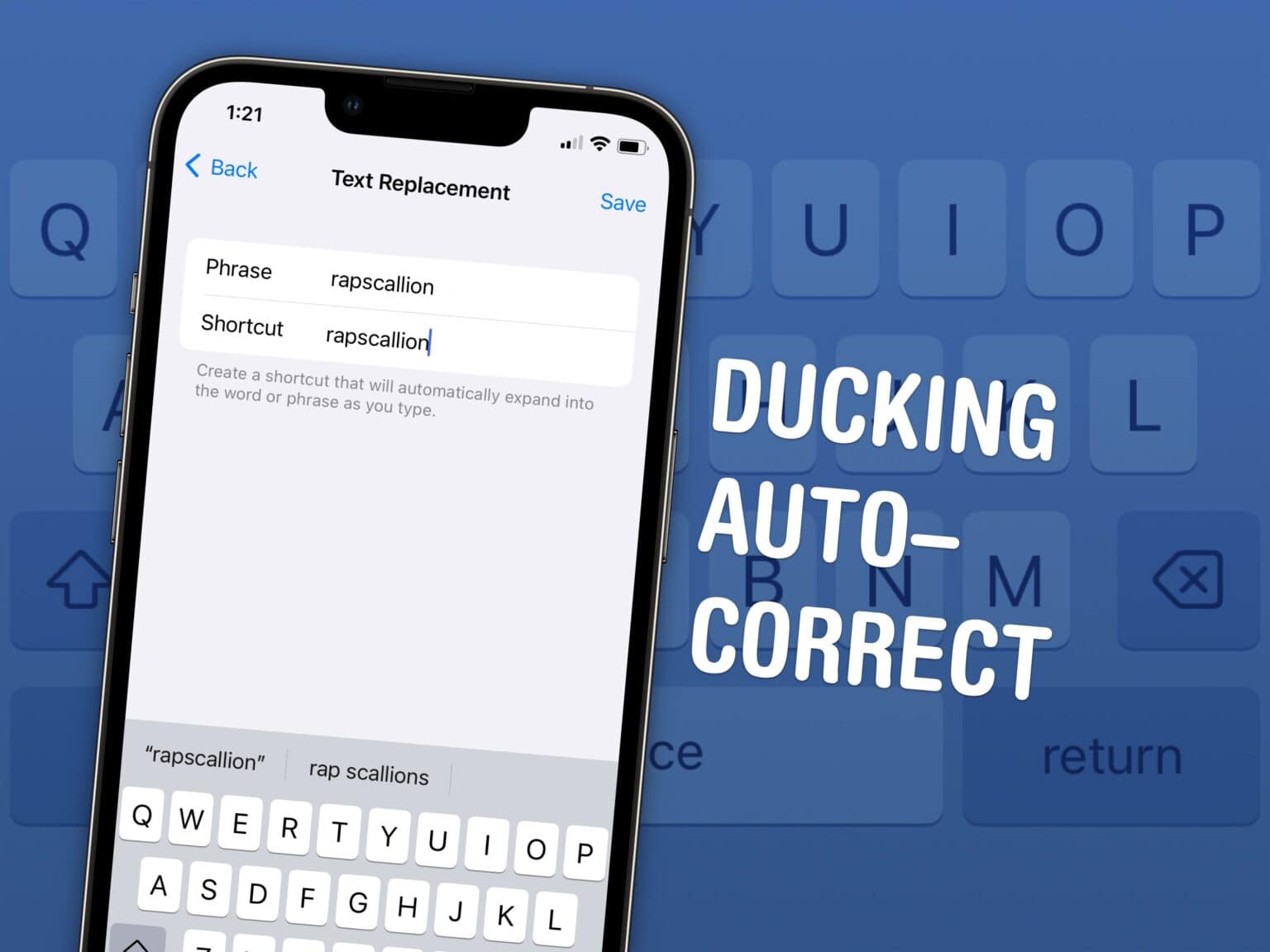 Ducking Auto Correct