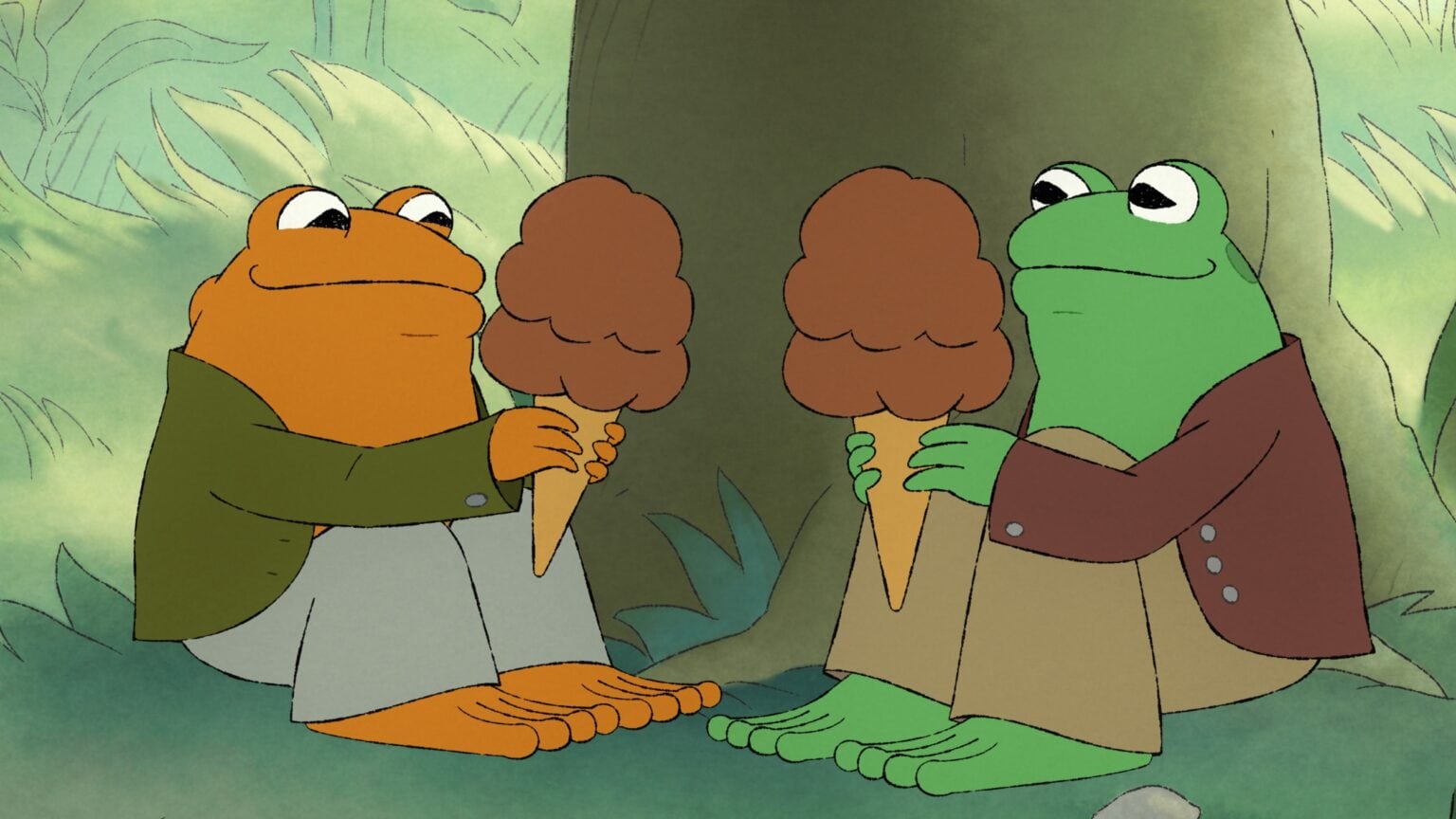 Episode 2. Toad (voiced by Kevin Michael Richardson) and Frog (voiced by Nat Faxon) in 