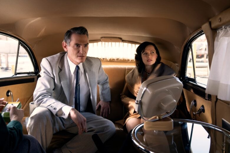 Billy Crudup and Dagmara Dominczyk in "Hello Tomorrow!," now streaming on Apple TV+.