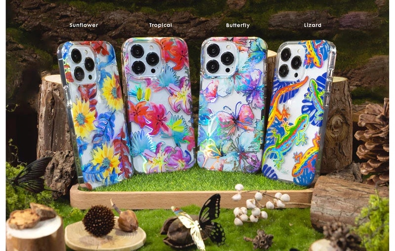The four Laut Crystal Palette iPhone 14 cases are colorful indeed.