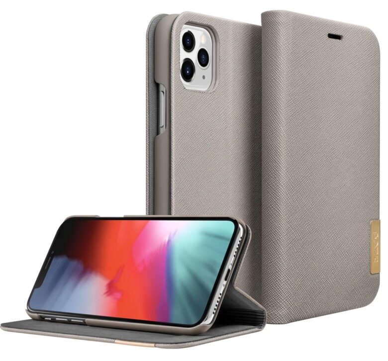 The Laut Prestige Folio is not just an iPhone case. It's also a stand.