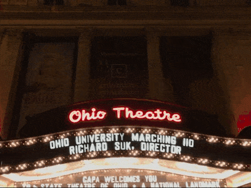 Animated GIF of Ohio Theatre sign