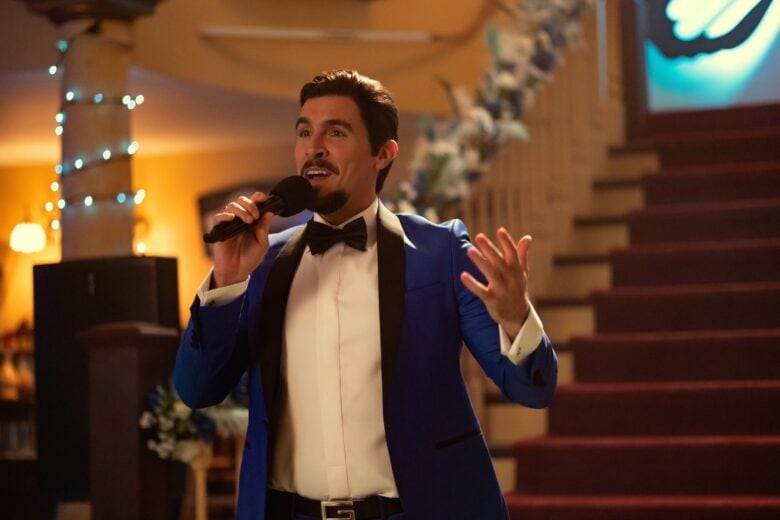 Josh Segarra in "The Big Door Prize," now streaming on Apple TV+.