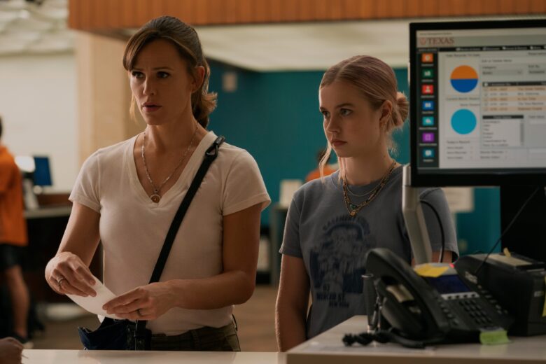 Jennifer Garner and Angourie Rice in "The Last Thing He Told Me," now streaming on Apple TV+.