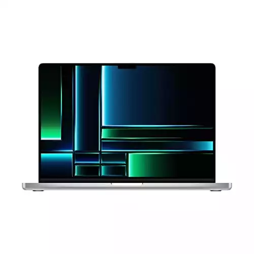 2023 MacBook Pro with M2 Pro chip/12‑core CPU and 19‑core GPU, 16.2-inch Liquid Retina XDR display, 16GB unified memory, 512GB SSD. Silver.