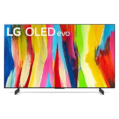 LG C2 Series 42-Inch Class OLED evo Smart TV OLED42C2PUA, 2022 - AI-Powered 4K TV, Alexa Built-in