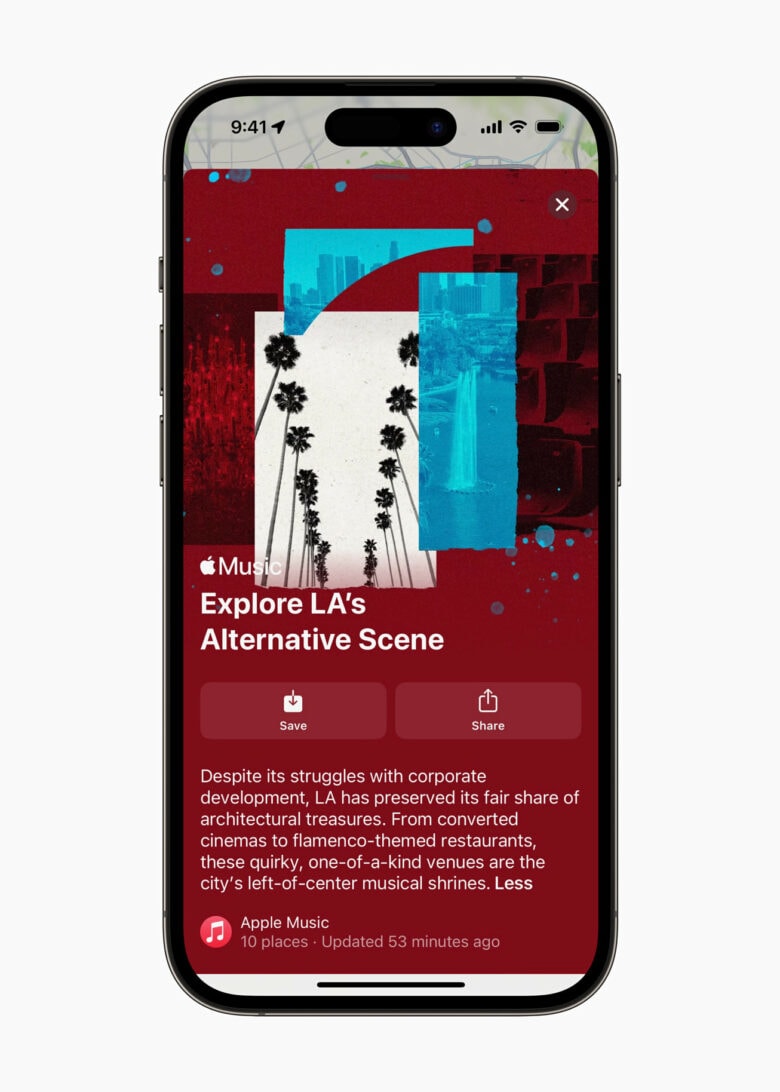 Apple Music Guides Set Lists Los Angeles_inline.jpg.large_2x Apple Music editors curate the new guides, adding the best live music venues and the ability to browse shows in Maps.